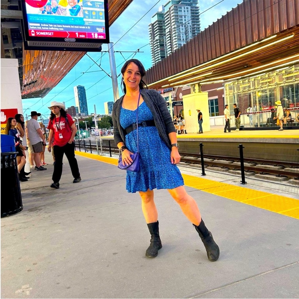 George Blue Midi Dress